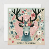 Uitnodiging "Renne de Noë l" (Voorkant / Achterkant)