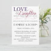 Uitnodiging repetitie 'Liefde & Lach' (Staand voorkant)