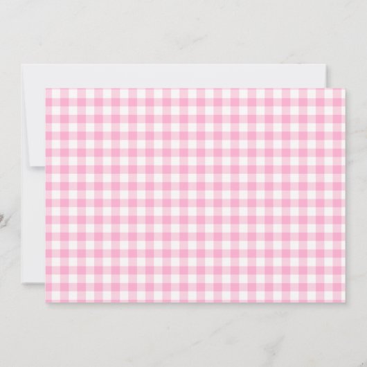 Uitnodiging Retro 40e verjaardag pop art hot pink (Achterkant)