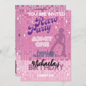 UITNODIGING RETRO PARTY (Voorkant / Achterkant)