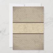 Uitnodiging  retro voor Baby shower van Rocking Ho (Achterkant)