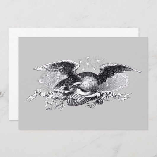 Uitnodiging revolutionair uit de Eagle (Voorkant / Achterkant)