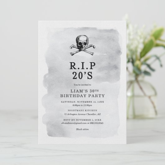 Uitnodiging RIP 20 (Staand voorkant)