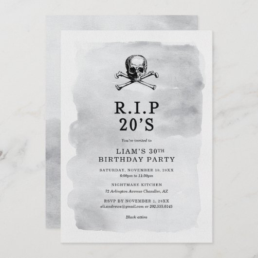 Uitnodiging RIP 20 (Voorkant / Achterkant)