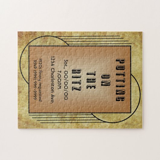 Uitnodiging Ritz Legpuzzel (Horizontaal)