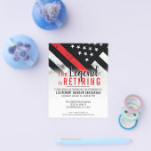 Uitnodiging rode lijn uit begrotingstechnische bra flyer (Enkel)