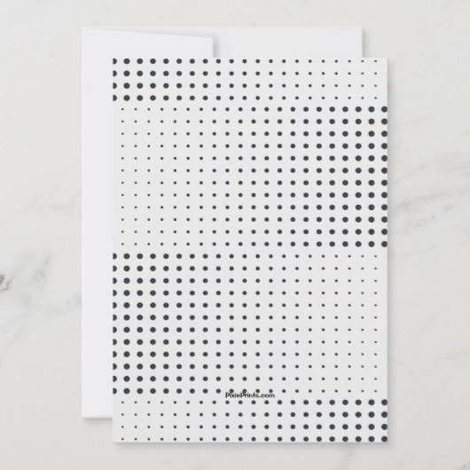 Uitnodiging Rode papaver (Achterkant)