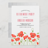 Uitnodiging Rode papaver (Voorkant / Achterkant)