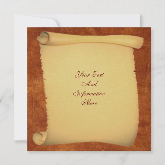 Uitnodiging Rol (Voorkant)