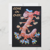 Uitnodiging - Rollapilla voor kinderen (Voorkant)