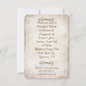 Uitnodiging Romantic Daisy Engagement Party (Achterkant)