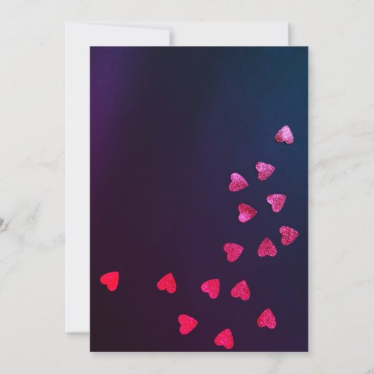 Uitnodiging Romantische Valentijnsdag (Achterkant)