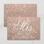 Uitnodiging - Roos Gold Vrijgezellenfeest future m (Voorkant / Achterkant)