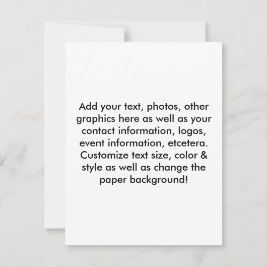 Uitnodiging - Route 66 The Moeder Road 18SQ (Achterkant)