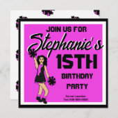 Uitnodiging Roze Gejuich #2 (Voorkant / Achterkant)