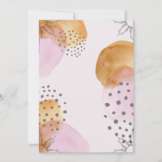 Uitnodiging Roze Maan (Achterkant)