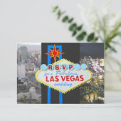 Uitnodiging RSVP-behuizing voor uitgenodigde gaste (Staand voorkant)