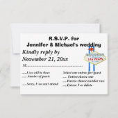 Uitnodiging RSVP-behuizing voor uitgenodigde gaste (Achterkant)