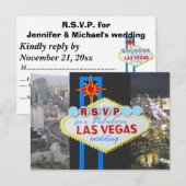 Uitnodiging RSVP-behuizing voor uitgenodigde gaste (Voorkant / Achterkant)