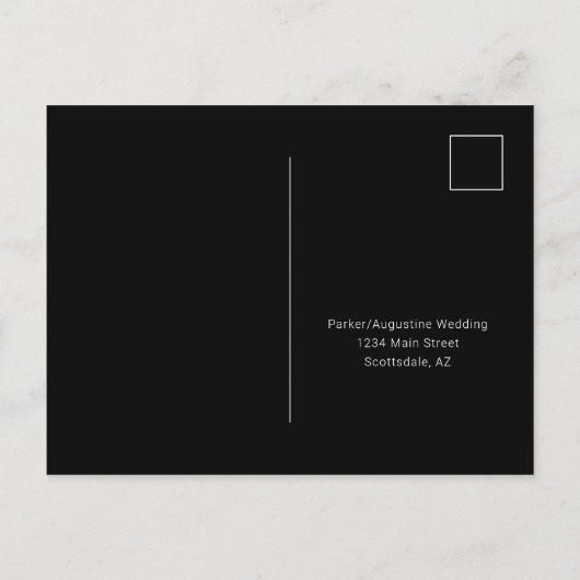 Uitnodiging RSVP Briefkaart - Verbindend hart (Achterkant)