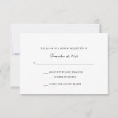 Uitnodiging RSVP-kaart | Fundamenteel (Voorkant)