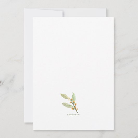 Uitnodiging Rubrumlelies (Achterkant)