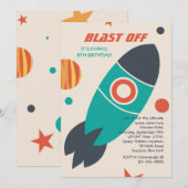 Uitnodiging ruimtevaart afbreken (Voorkant / Achterkant)