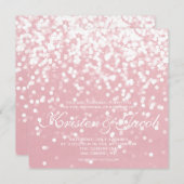 Uitnodiging - Ruw van het mousserende huwelijk (Voorkant / Achterkant)