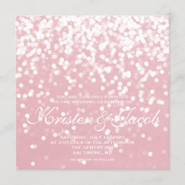 Uitnodiging - Ruw van het mousserende huwelijk