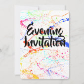 Uitnodiging 's avonds (Voorkant)