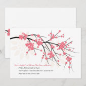 Uitnodiging Sachura Chinese nieuwjaarspartij (Voorkant / Achterkant)