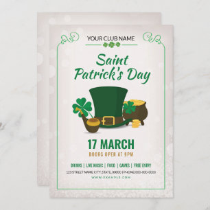 Uitnodiging Saint Patricks Day