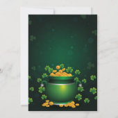 Uitnodiging Saint Patrick's Day Feestviering Party (Achterkant)