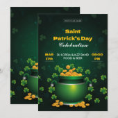 Uitnodiging Saint Patrick's Day Feestviering Party (Voorkant / Achterkant)