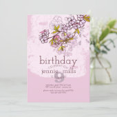 Uitnodiging Sakura Branch (Staand voorkant)