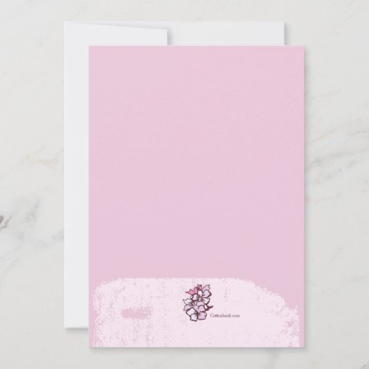 Uitnodiging Sakura Branch (Achterkant)