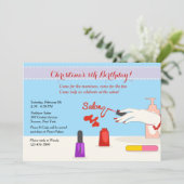 Uitnodiging Salon Party (Staand voorkant)