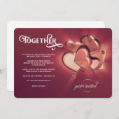 Uitnodiging Samen Trouwen (Versie 4) (Voorkant / Achterkant)