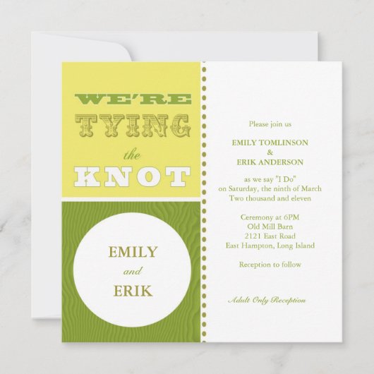 Uitnodiging San Francisco: Citrus Twist (Voorkant)