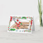 Uitnodiging - Santa aan het hof (Voorkant)