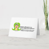 Uitnodiging - Santa aan het hof (Achterkant)