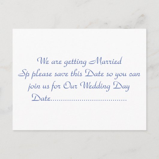 Uitnodiging Save the Date: Art Nouveau (Achterkant)