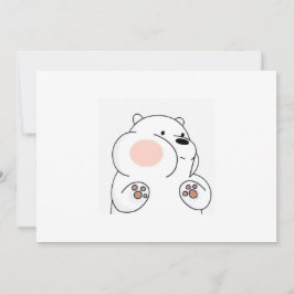 Uitnodiging Schattig Blushing Beer