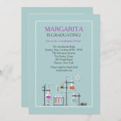 Uitnodiging Scheikunde Lab Afstudeerfeest (Voorkant / Achterkant)