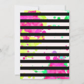 Uitnodiging Schilderfeest, Kunstfeest, Uitnodiging (Achterkant)