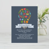 Uitnodiging schoollampvoet (Staand voorkant)