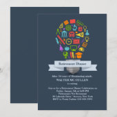 Uitnodiging schoollampvoet (Voorkant / Achterkant)