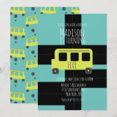 Uitnodiging schoolreiswiel (Voorkant / Achterkant)