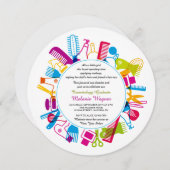 Uitnodiging Schoonschool Graduation Party (Voorkant / Achterkant)