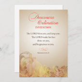 Uitnodiging Schrift voor Diaconeswijding (Voorkant / Achterkant)